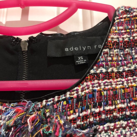 Adelyn Rae tweed dress with ruffle - Picture 4 of 7